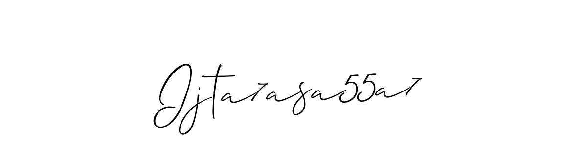 Best and Professional Signature Style for Ijta7asa55a7. Allison_Script Best Signature Style Collection. Ijta7asa55a7 signature style 2 images and pictures png