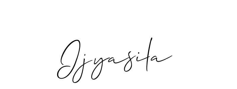 Once you've used our free online signature maker to create your best signature Allison_Script style, it's time to enjoy all of the benefits that Ijyasila name signing documents. Ijyasila signature style 2 images and pictures png