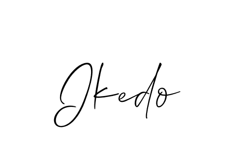 Make a beautiful signature design for name Ikedo. Use this online signature maker to create a handwritten signature for free. Ikedo signature style 2 images and pictures png