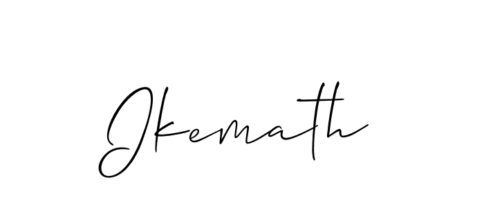 How to make Ikemath name signature. Use Allison_Script style for creating short signs online. This is the latest handwritten sign. Ikemath signature style 2 images and pictures png