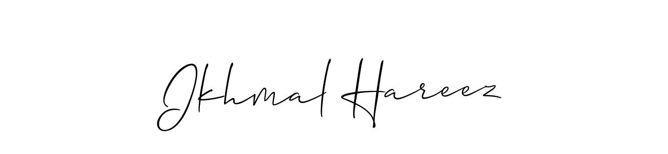 See photos of Ikhmal Hareez official signature by Spectra . Check more albums & portfolios. Read reviews & check more about Allison_Script font. Ikhmal Hareez signature style 2 images and pictures png