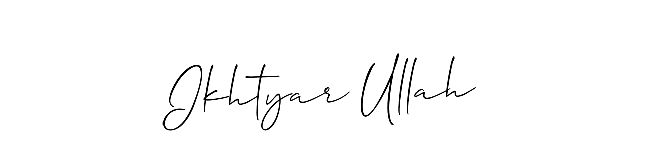 How to Draw Ikhtyar Ullah signature style? Allison_Script is a latest design signature styles for name Ikhtyar Ullah. Ikhtyar Ullah signature style 2 images and pictures png