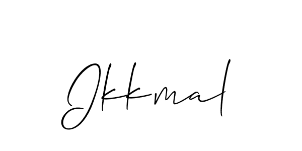Also You can easily find your signature by using the search form. We will create Ikkmal name handwritten signature images for you free of cost using Allison_Script sign style. Ikkmal signature style 2 images and pictures png