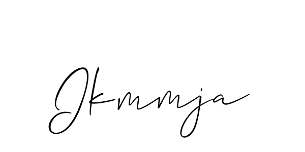 Similarly Allison_Script is the best handwritten signature design. Signature creator online .You can use it as an online autograph creator for name Ikmmja. Ikmmja signature style 2 images and pictures png