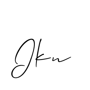 How to Draw Ikn signature style? Allison_Script is a latest design signature styles for name Ikn. Ikn signature style 2 images and pictures png