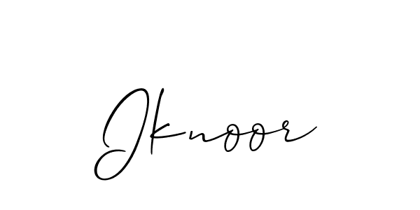 Best and Professional Signature Style for Iknoor. Allison_Script Best Signature Style Collection. Iknoor signature style 2 images and pictures png