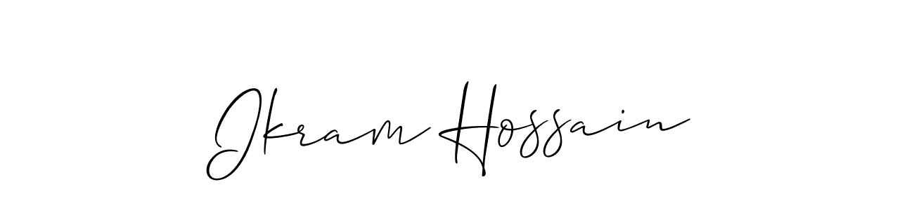 It looks lik you need a new signature style for name Ikram Hossain. Design unique handwritten (Allison_Script) signature with our free signature maker in just a few clicks. Ikram Hossain signature style 2 images and pictures png