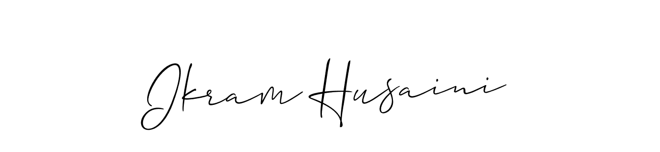 Make a beautiful signature design for name Ikram Husaini. Use this online signature maker to create a handwritten signature for free. Ikram Husaini signature style 2 images and pictures png