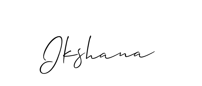 The best way (Allison_Script) to make a short signature is to pick only two or three words in your name. The name Ikshana include a total of six letters. For converting this name. Ikshana signature style 2 images and pictures png