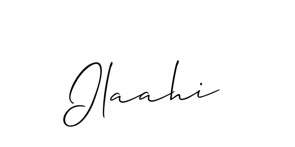 Similarly Allison_Script is the best handwritten signature design. Signature creator online .You can use it as an online autograph creator for name Ilaahi. Ilaahi signature style 2 images and pictures png