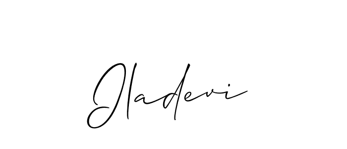 Best and Professional Signature Style for Iladevi. Allison_Script Best Signature Style Collection. Iladevi signature style 2 images and pictures png