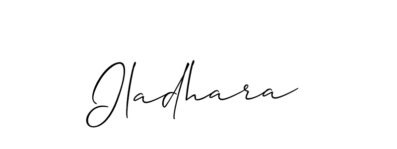 How to Draw Iladhara signature style? Allison_Script is a latest design signature styles for name Iladhara. Iladhara signature style 2 images and pictures png