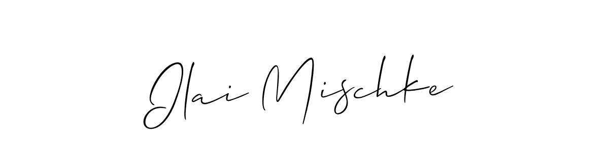 Similarly Allison_Script is the best handwritten signature design. Signature creator online .You can use it as an online autograph creator for name Ilai Mischke. Ilai Mischke signature style 2 images and pictures png