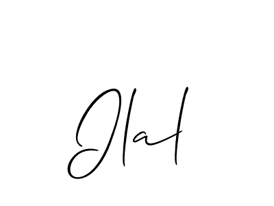 Make a beautiful signature design for name Ilal. Use this online signature maker to create a handwritten signature for free. Ilal signature style 2 images and pictures png