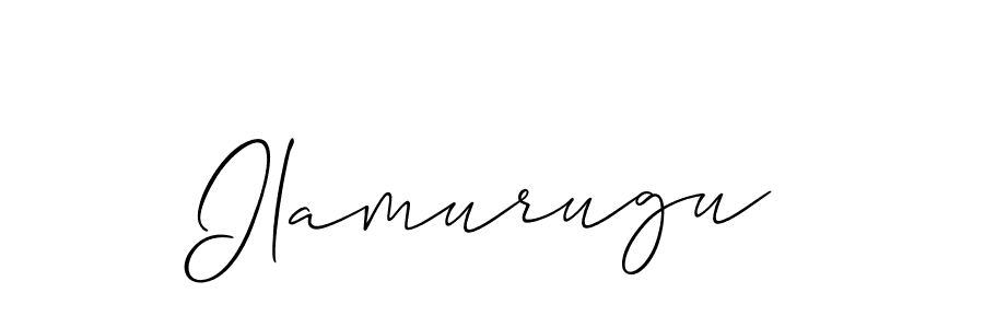 You should practise on your own different ways (Allison_Script) to write your name (Ilamurugu) in signature. don't let someone else do it for you. Ilamurugu signature style 2 images and pictures png