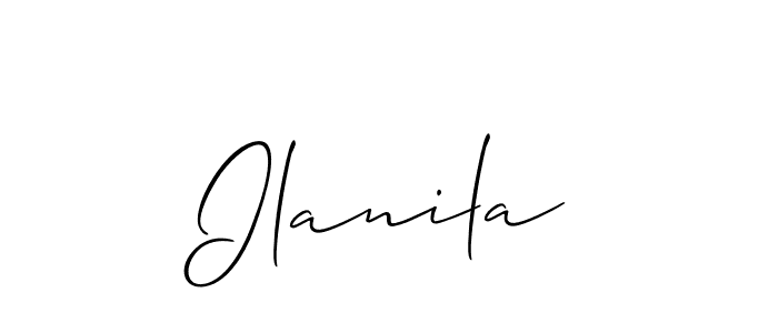 How to Draw Ilanila signature style? Allison_Script is a latest design signature styles for name Ilanila. Ilanila signature style 2 images and pictures png
