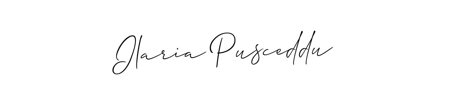 Make a beautiful signature design for name Ilaria Pusceddu. Use this online signature maker to create a handwritten signature for free. Ilaria Pusceddu signature style 2 images and pictures png