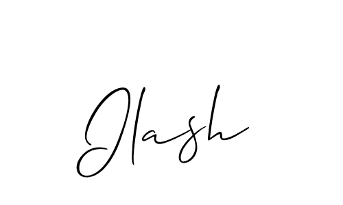 Make a beautiful signature design for name Ilash. Use this online signature maker to create a handwritten signature for free. Ilash signature style 2 images and pictures png