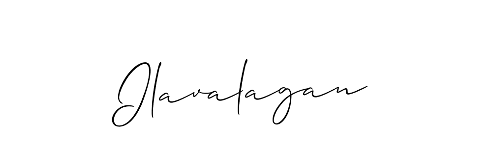 How to make Ilavalagan signature? Allison_Script is a professional autograph style. Create handwritten signature for Ilavalagan name. Ilavalagan signature style 2 images and pictures png