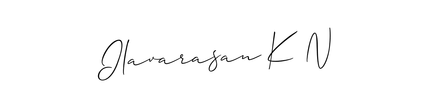 You can use this online signature creator to create a handwritten signature for the name Ilavarasan K N. This is the best online autograph maker. Ilavarasan K N signature style 2 images and pictures png