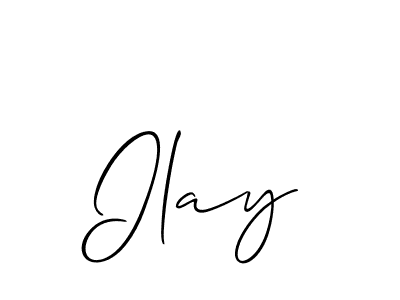 You should practise on your own different ways (Allison_Script) to write your name (Ilay) in signature. don't let someone else do it for you. Ilay signature style 2 images and pictures png