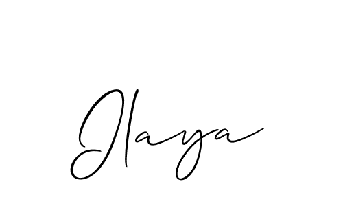 Ilaya stylish signature style. Best Handwritten Sign (Allison_Script) for my name. Handwritten Signature Collection Ideas for my name Ilaya. Ilaya signature style 2 images and pictures png