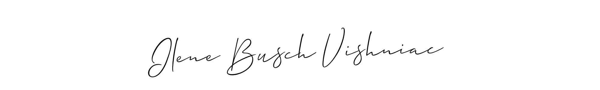 Make a beautiful signature design for name Ilene Busch Vishniac. Use this online signature maker to create a handwritten signature for free. Ilene Busch Vishniac signature style 2 images and pictures png