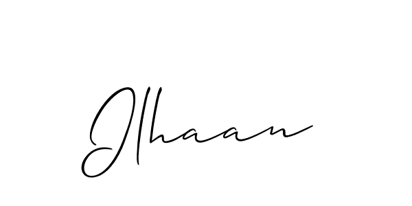 Use a signature maker to create a handwritten signature online. With this signature software, you can design (Allison_Script) your own signature for name Ilhaan. Ilhaan signature style 2 images and pictures png