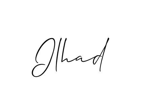 Check out images of Autograph of Ilhad name. Actor Ilhad Signature Style. Allison_Script is a professional sign style online. Ilhad signature style 2 images and pictures png