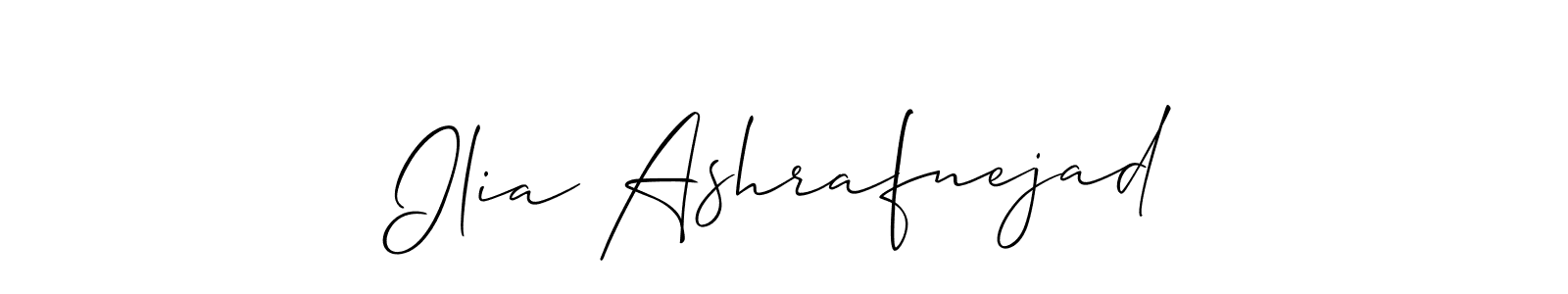 Here are the top 10 professional signature styles for the name Ilia Ashrafnejad. These are the best autograph styles you can use for your name. Ilia Ashrafnejad signature style 2 images and pictures png