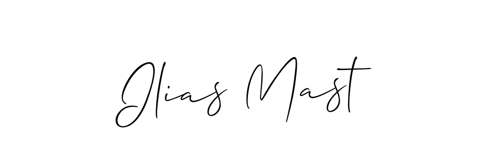 if you are searching for the best signature style for your name Ilias Mast. so please give up your signature search. here we have designed multiple signature styles  using Allison_Script. Ilias Mast signature style 2 images and pictures png