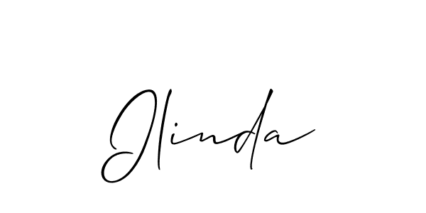 Ilinda stylish signature style. Best Handwritten Sign (Allison_Script) for my name. Handwritten Signature Collection Ideas for my name Ilinda. Ilinda signature style 2 images and pictures png