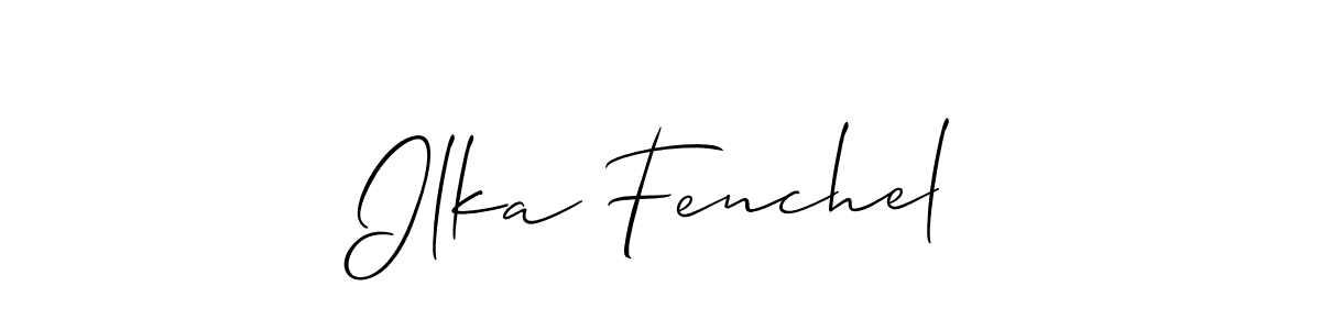 Check out images of Autograph of Ilka Fenchel name. Actor Ilka Fenchel Signature Style. Allison_Script is a professional sign style online. Ilka Fenchel signature style 2 images and pictures png