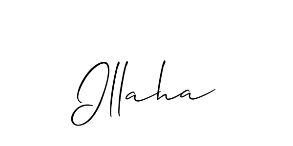 This is the best signature style for the Illaha name. Also you like these signature font (Allison_Script). Mix name signature. Illaha signature style 2 images and pictures png