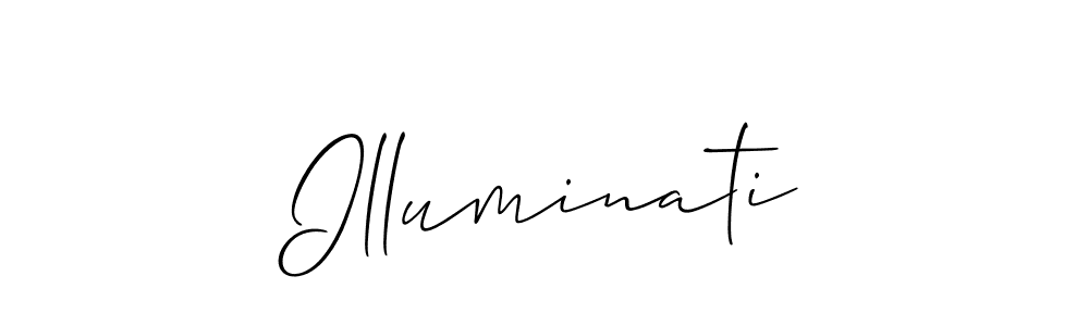 Also we have Illuminati name is the best signature style. Create professional handwritten signature collection using Allison_Script autograph style. Illuminati signature style 2 images and pictures png