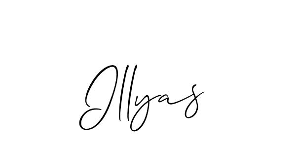 How to Draw Illyas signature style? Allison_Script is a latest design signature styles for name Illyas. Illyas signature style 2 images and pictures png