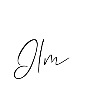 Make a beautiful signature design for name Ilm. Use this online signature maker to create a handwritten signature for free. Ilm signature style 2 images and pictures png
