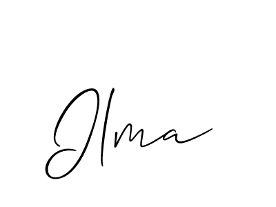 Make a short Ilma signature style. Manage your documents anywhere anytime using Allison_Script. Create and add eSignatures, submit forms, share and send files easily. Ilma signature style 2 images and pictures png