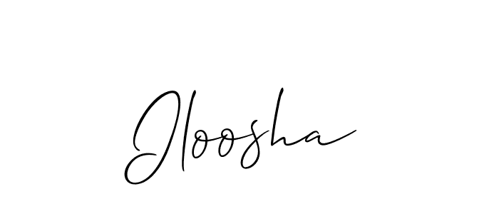 Similarly Allison_Script is the best handwritten signature design. Signature creator online .You can use it as an online autograph creator for name Iloosha. Iloosha signature style 2 images and pictures png