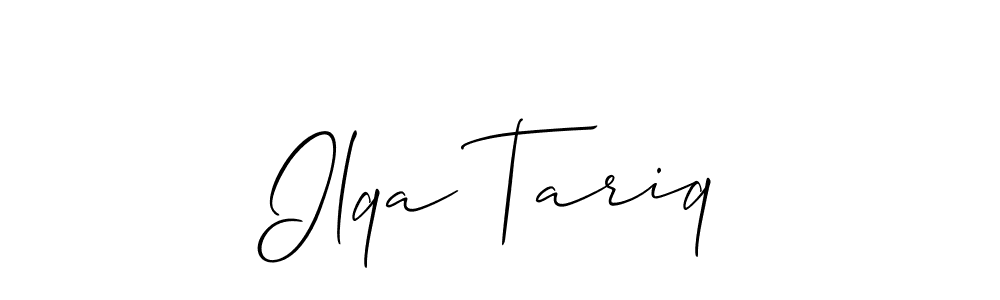 Make a beautiful signature design for name Ilqa Tariq. Use this online signature maker to create a handwritten signature for free. Ilqa Tariq signature style 2 images and pictures png