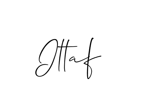 Make a beautiful signature design for name Iltaf. With this signature (Allison_Script) style, you can create a handwritten signature for free. Iltaf signature style 2 images and pictures png
