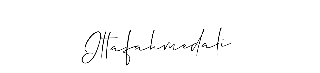 if you are searching for the best signature style for your name Iltafahmedali. so please give up your signature search. here we have designed multiple signature styles  using Allison_Script. Iltafahmedali signature style 2 images and pictures png