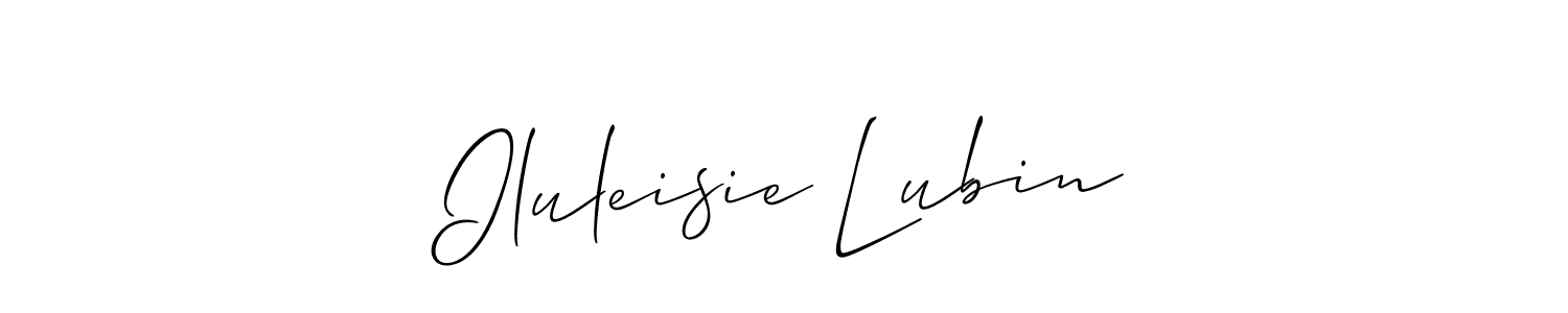 Similarly Allison_Script is the best handwritten signature design. Signature creator online .You can use it as an online autograph creator for name Iluleisie Lubin. Iluleisie Lubin signature style 2 images and pictures png