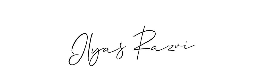 Make a beautiful signature design for name Ilyas Razvi. Use this online signature maker to create a handwritten signature for free. Ilyas Razvi signature style 2 images and pictures png