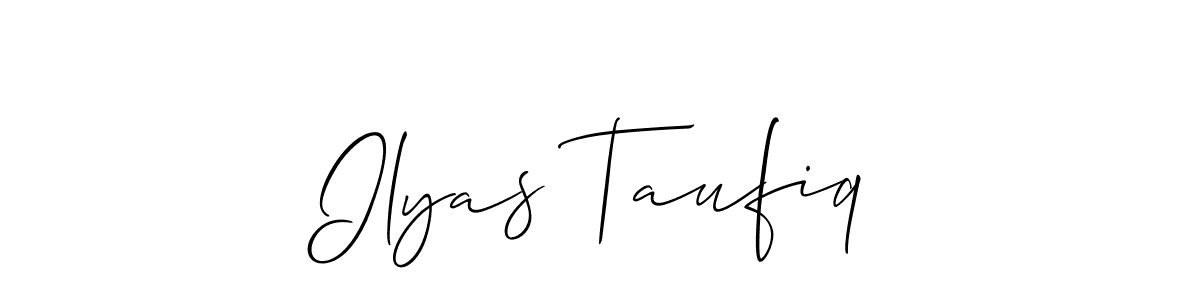 Check out images of Autograph of Ilyas Taufiq name. Actor Ilyas Taufiq Signature Style. Allison_Script is a professional sign style online. Ilyas Taufiq signature style 2 images and pictures png