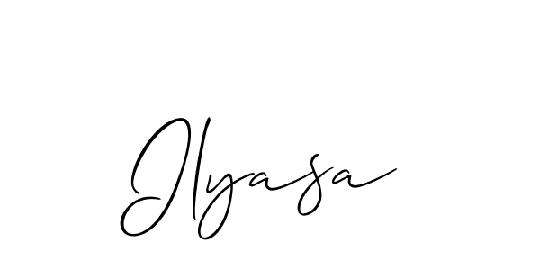 You can use this online signature creator to create a handwritten signature for the name Ilyasa. This is the best online autograph maker. Ilyasa signature style 2 images and pictures png