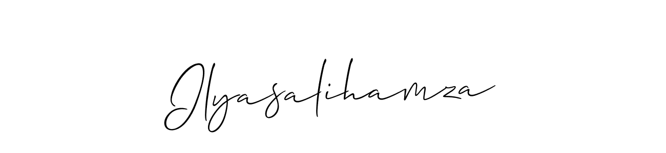 Best and Professional Signature Style for Ilyasalihamza. Allison_Script Best Signature Style Collection. Ilyasalihamza signature style 2 images and pictures png