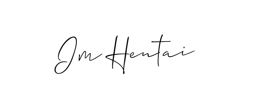 How to Draw Im Hentai signature style? Allison_Script is a latest design signature styles for name Im Hentai. Im Hentai signature style 2 images and pictures png