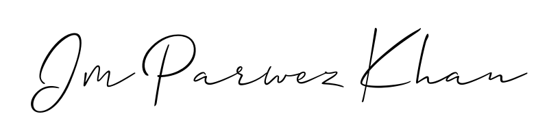 Give your name Im Parwez Khan an exquisite flair with the Allison_Script script font. Ideal for contracts, resumes, and formal letterheads. Im Parwez Khan signature style 2 images and pictures png