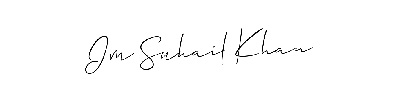 Similarly Allison_Script is the best handwritten signature design. Signature creator online .You can use it as an online autograph creator for name Im Suhail Khan. Im Suhail Khan signature style 2 images and pictures png